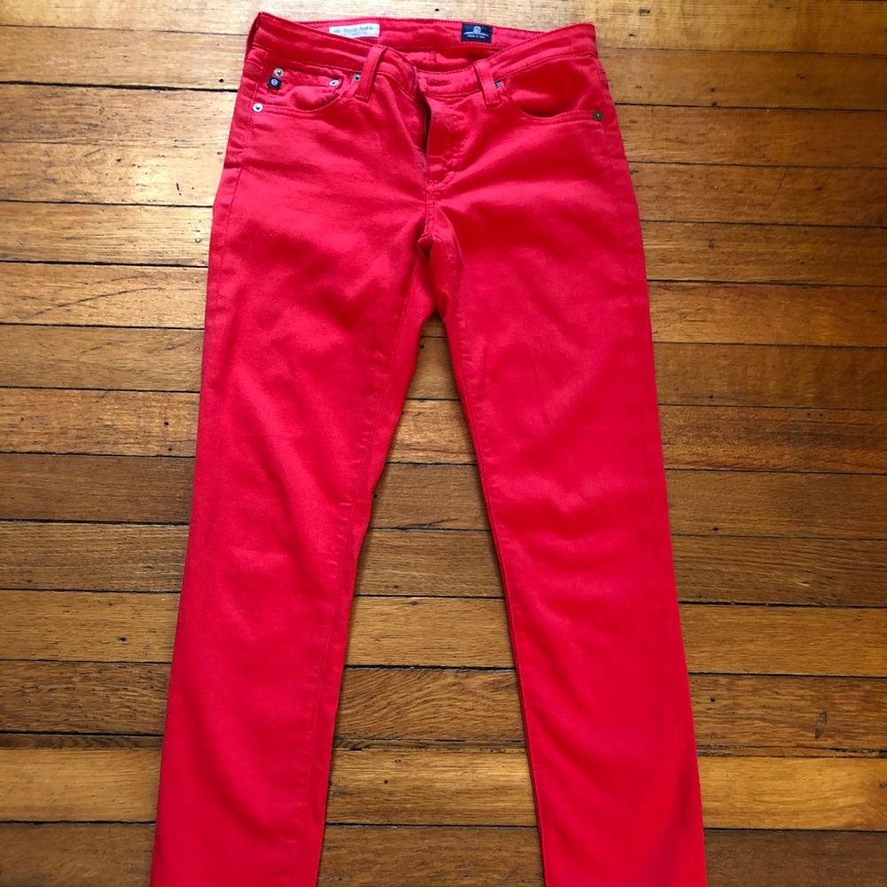 AG Stevie Ankle (skin straight leg) jeans